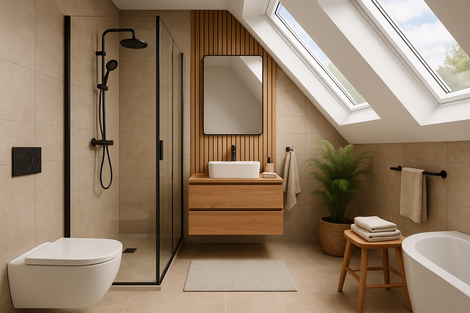 Modulhaus Badezimmer